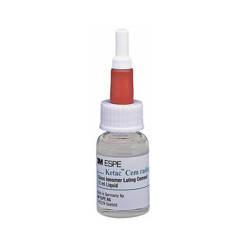 3M ESPE 37221 Ketac Cem Radiopaque Glass Ionomer Luting Cement Liquid 12 mL 3M ESPE 37221 Ketac Cem Radiopaque Glass Ionomer Luting Cement Liquid 12 mL